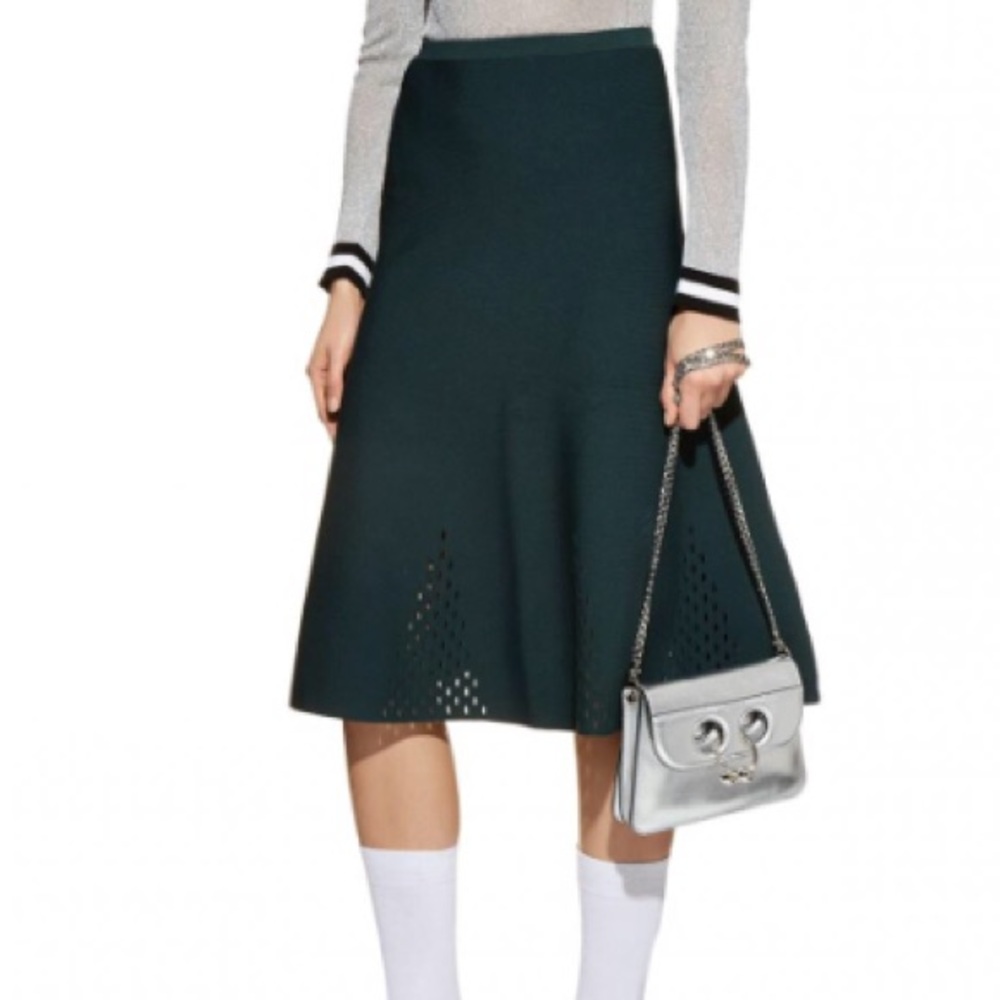 NWOT Sandro green skirt